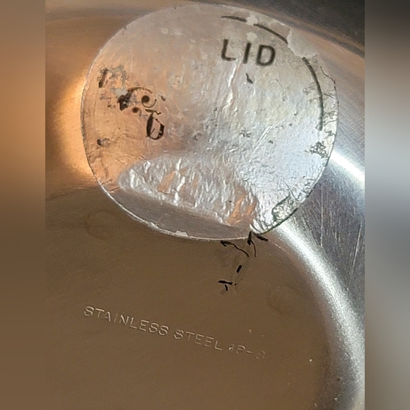 Vintage Cordova 1969 Serving Bowl & Matching Ladle Stainless Steel 18-8 - Picture 9 of 12